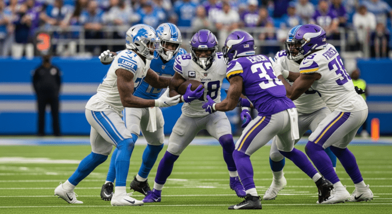 Detroit Lions vs Minnesota Vikings Match Player Stats