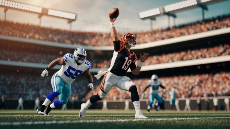 Cincinnati Bengals vs Dallas Cowboys Match Player Stats