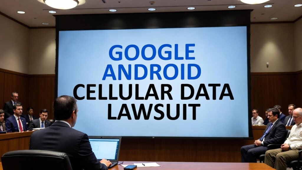 Google Android Cellular Data Lawsuit