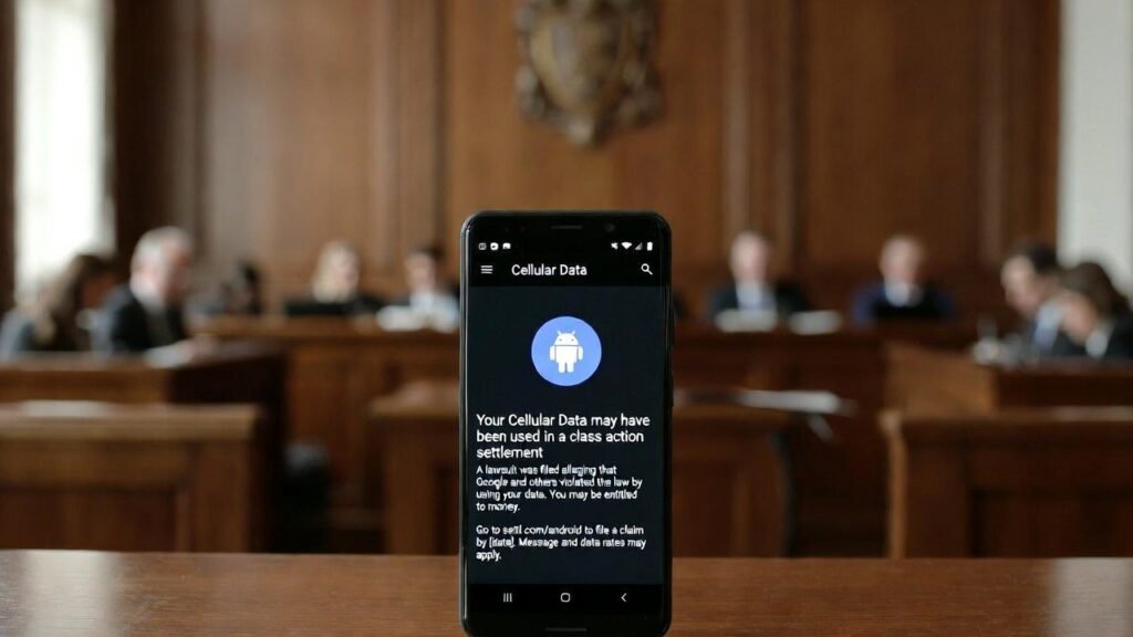 Google Android Cellular Data Lawsuit